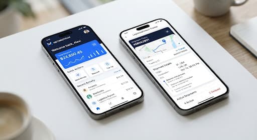 Dashboard sistem logistik dan pelacakan armada